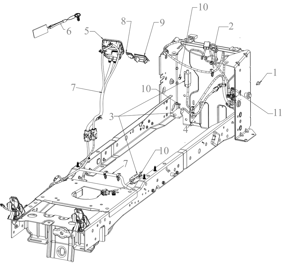 Electrical Diagram and Parts List for XT1-LT42EFI (13A9A9CS010)(2020) Cub Cadet Lawn Tractor